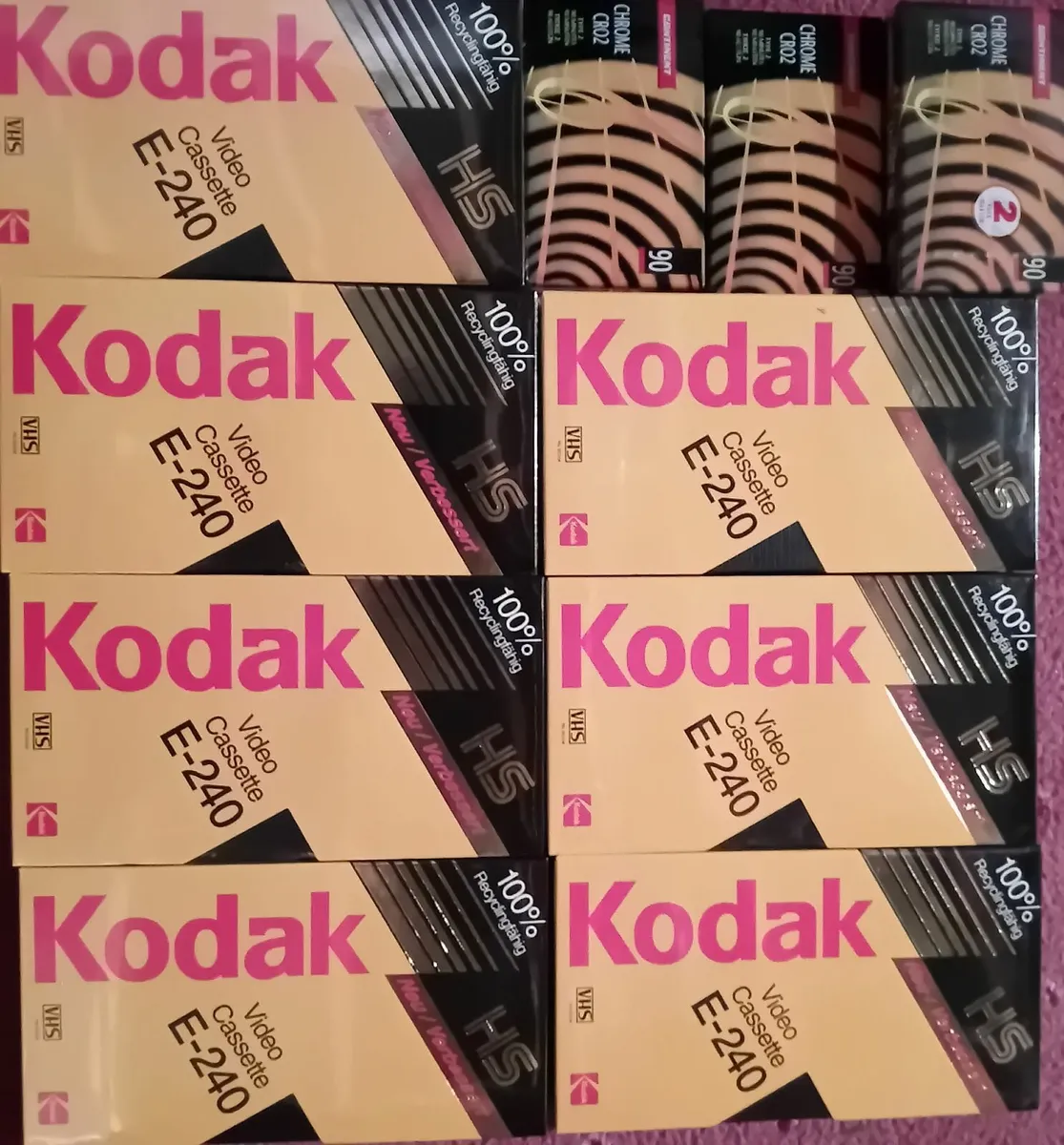 Video and audio tapes