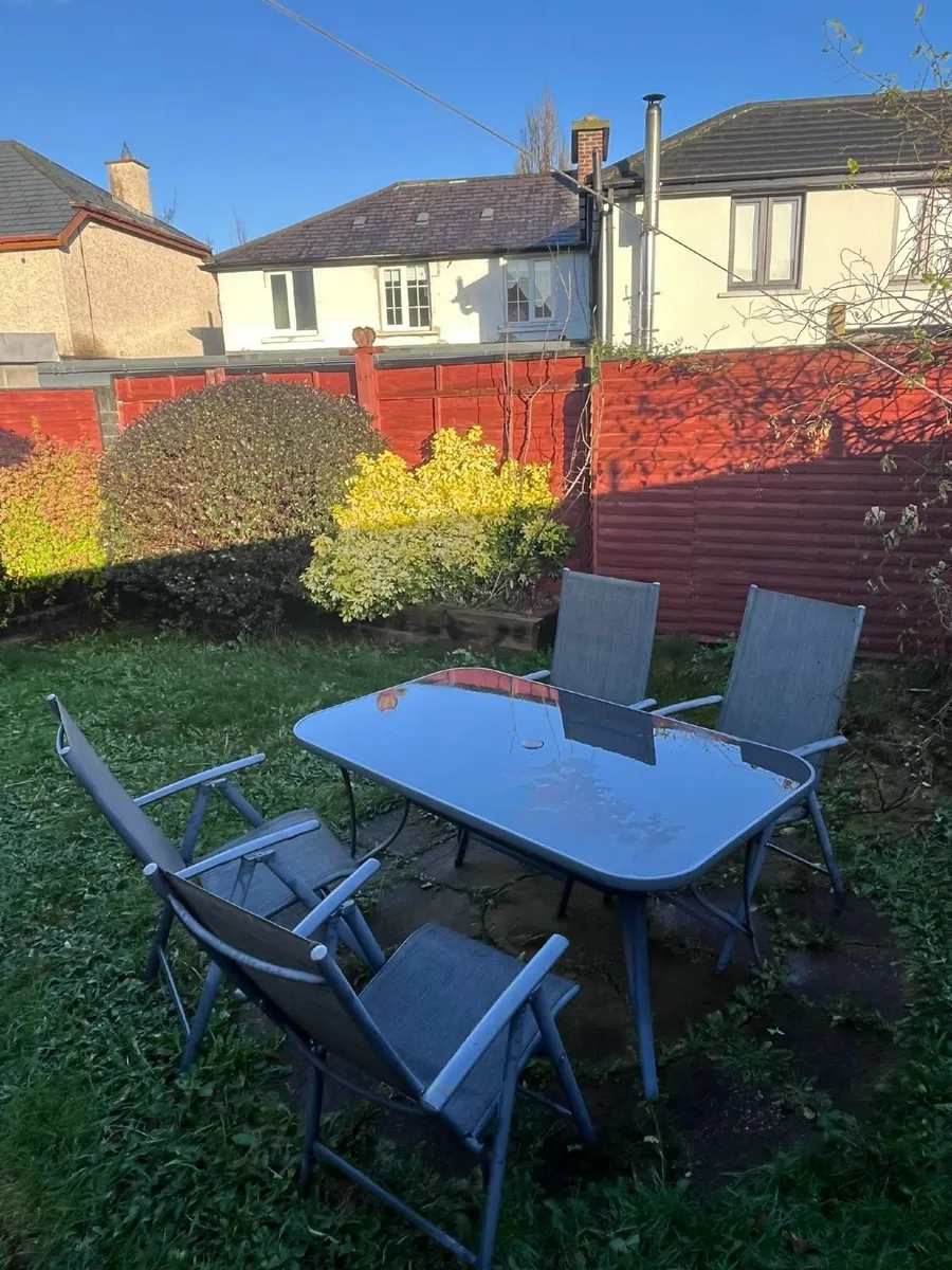 Garden table and chairs