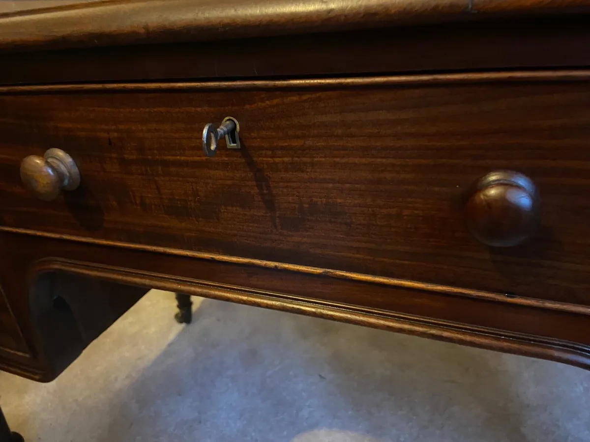 William IV library desk - Image 4