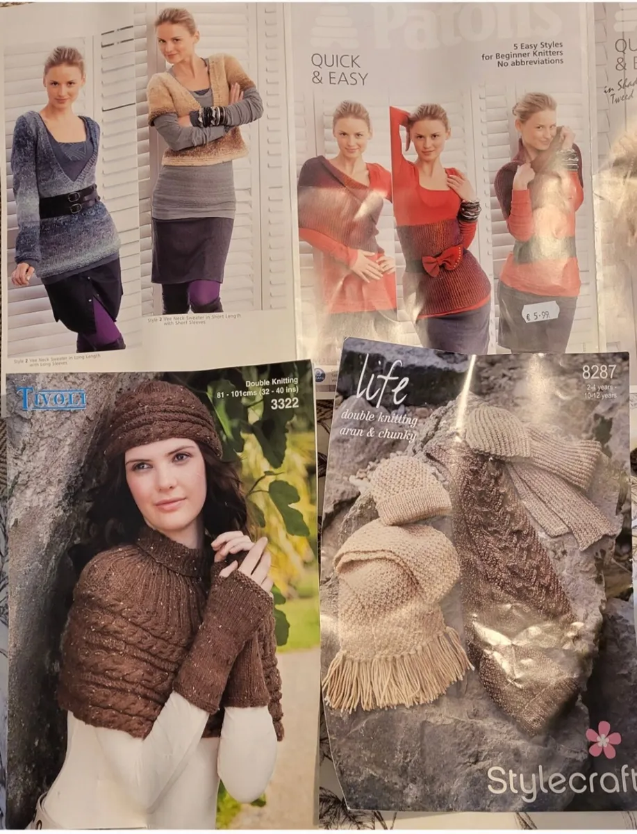 Wool & knitting needles & patterns - Image 4