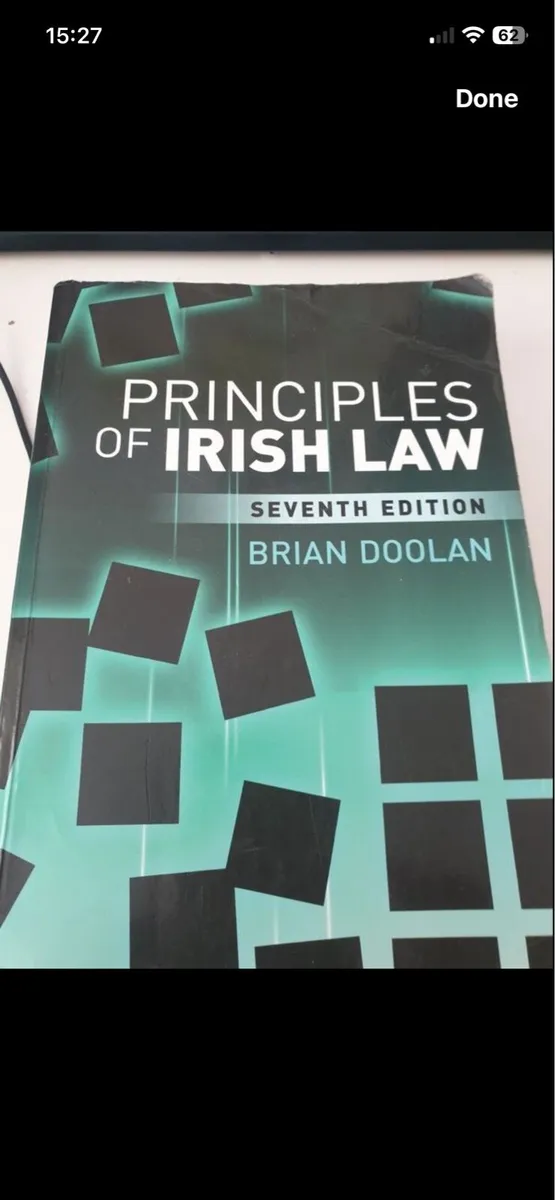 Principals of Irish Law