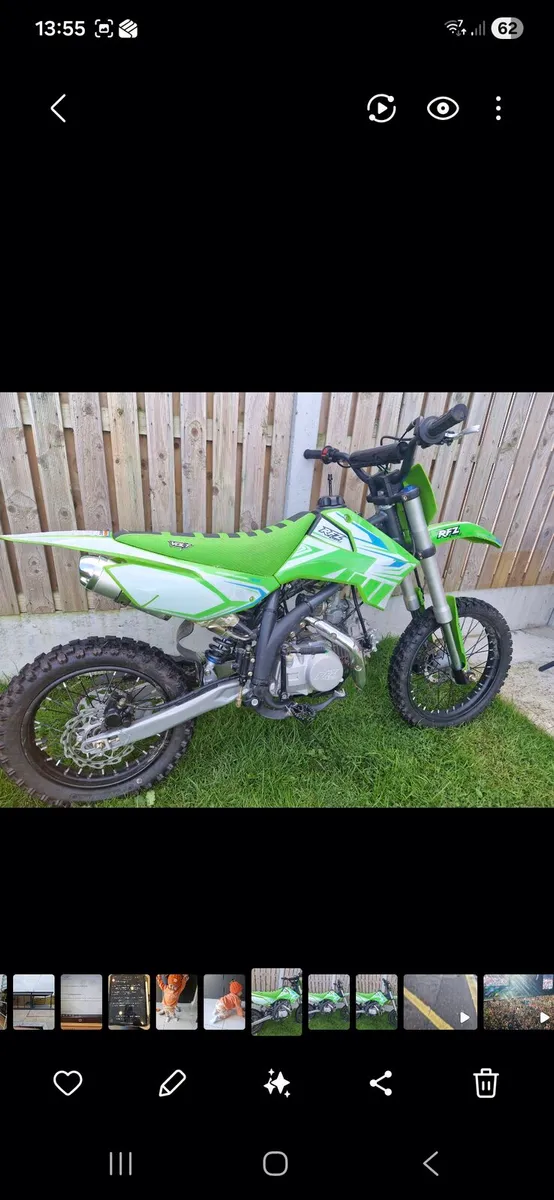 RFZ 140 Pit Bike, 2024 hardly ever used. - Image 3