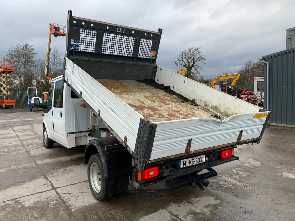 2014 FORD TRANSIT CREW CAB TIPPER FOR AUCTION - Image 3