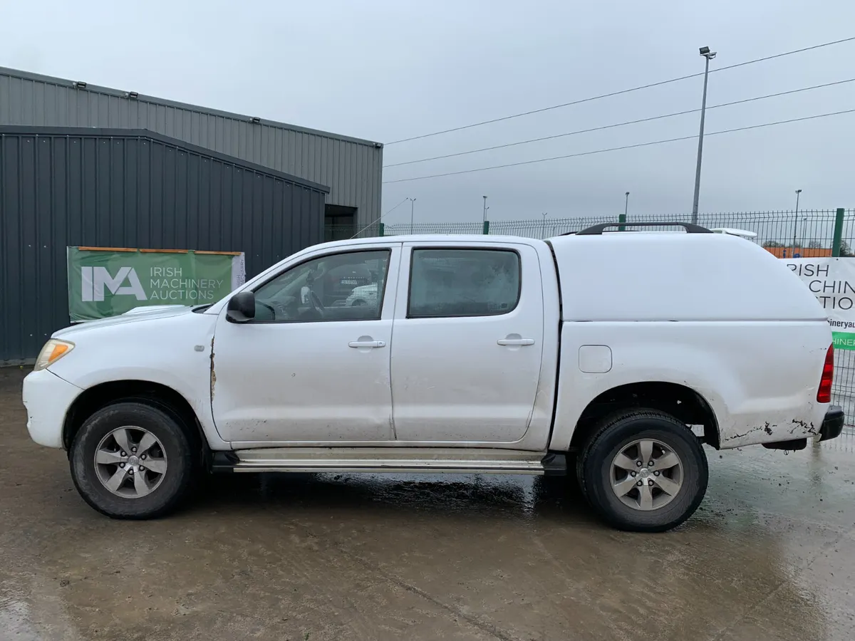 2007 TOYOTA HILUX D4D CREW CAB FOR AUCTION - NAAS - Image 2