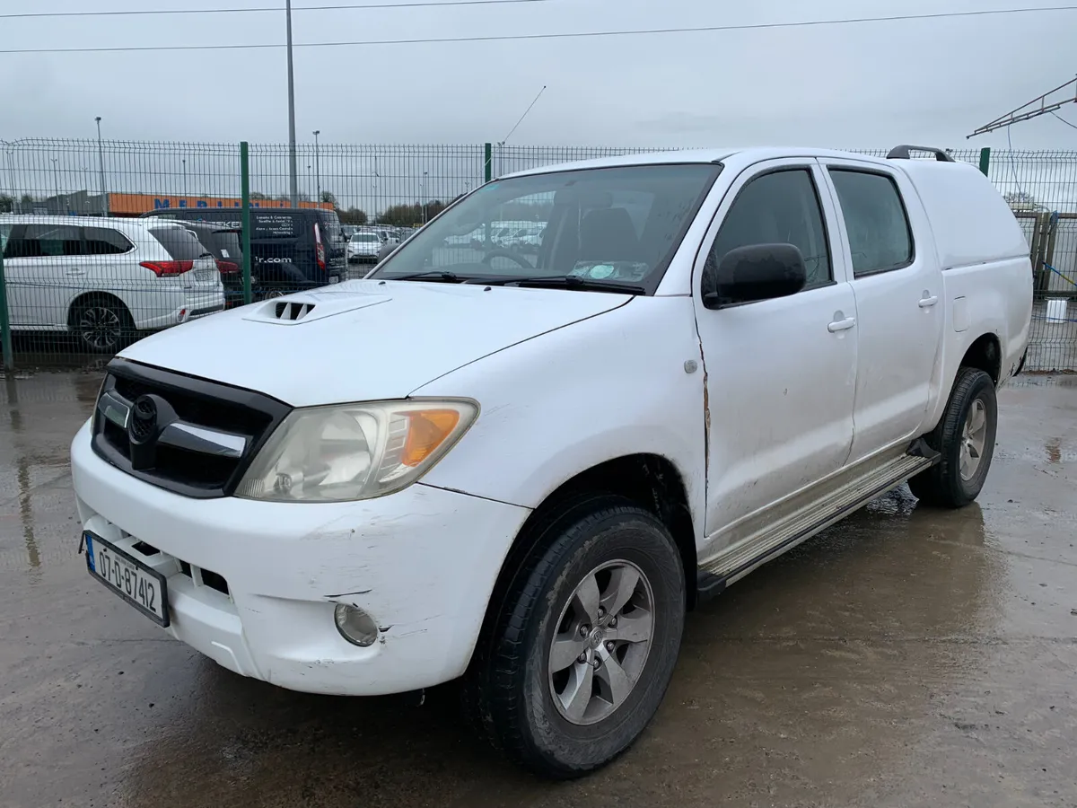 2007 TOYOTA HILUX D4D CREW CAB FOR AUCTION - NAAS - Image 1