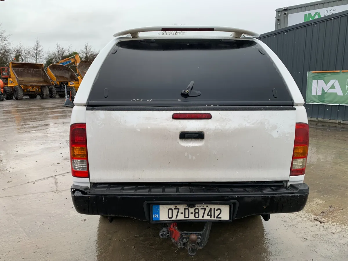 2007 TOYOTA HILUX D4D CREW CAB FOR AUCTION - NAAS - Image 4