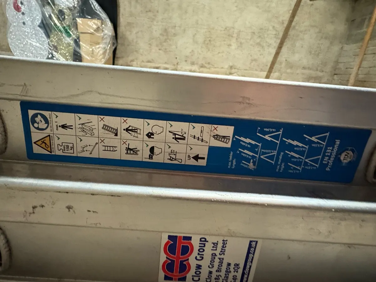 2x Professional Ladders - Heavy Duty Aluminium - Image 3