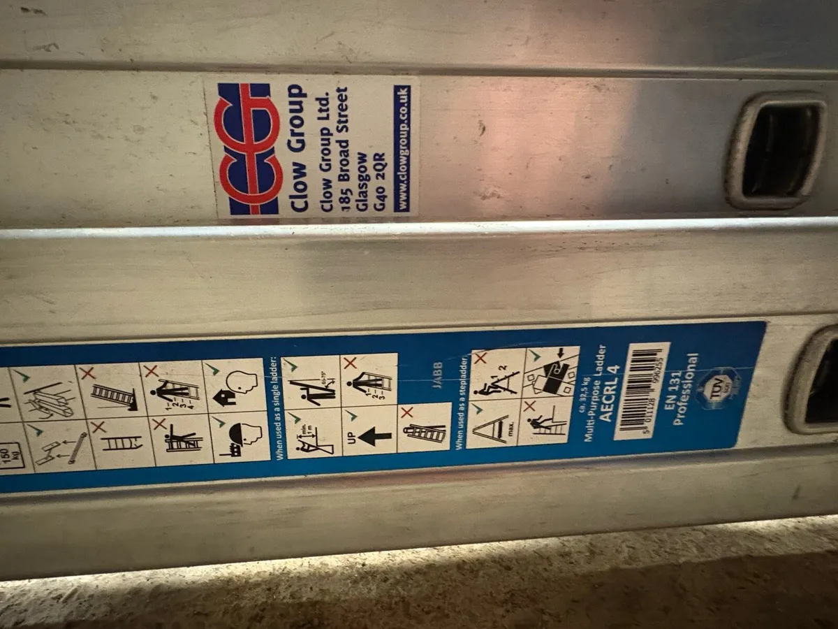 2x Professional Ladders - Heavy Duty Aluminium - Image 4