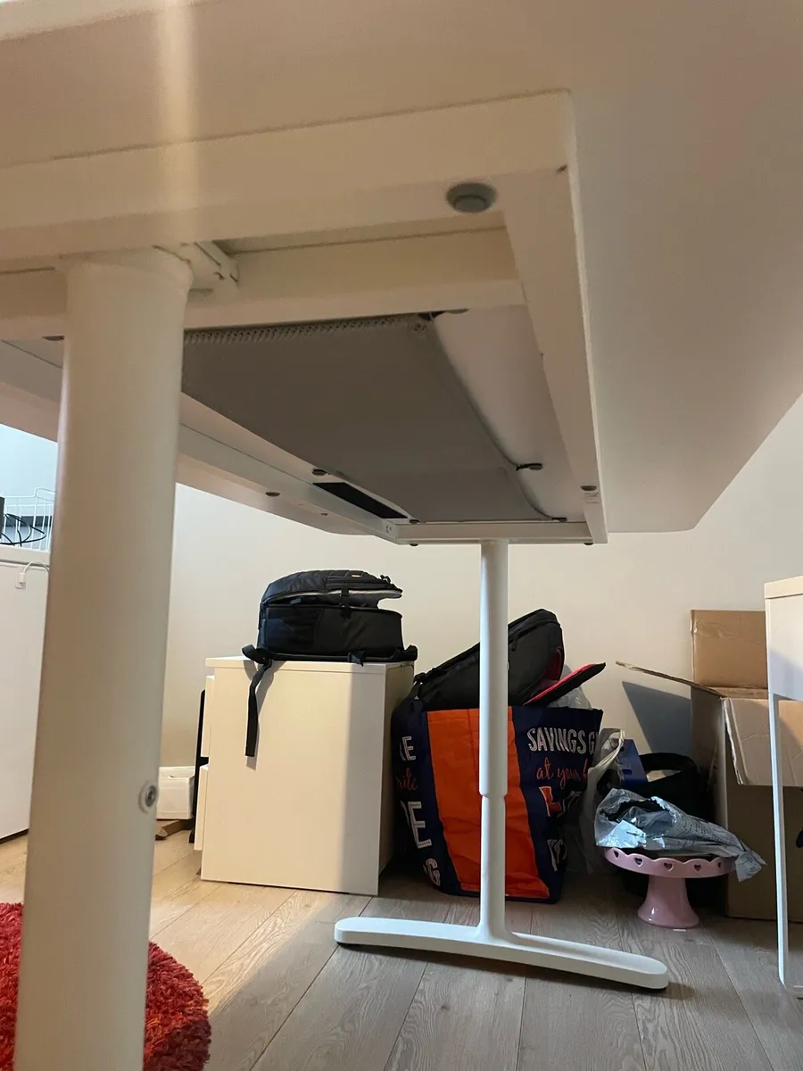 IKEA BEKANT Desk, white, 160x80 cm - Image 3