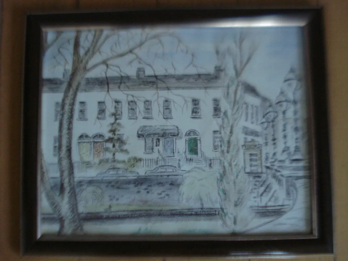 FRAMED PRINT OF NOS. 15-17 BALLSBRIDGE TERRACE,D4. - Image 2