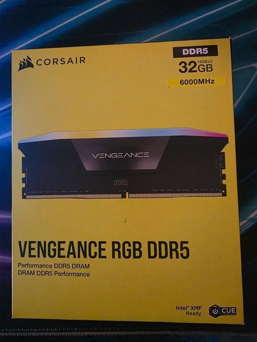 Corsair Rgb Ddr5 32gb 6000mhz Ram - Image 1