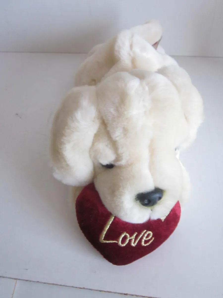 Vintage Keel Toys Puppy Dog Love - Image 1