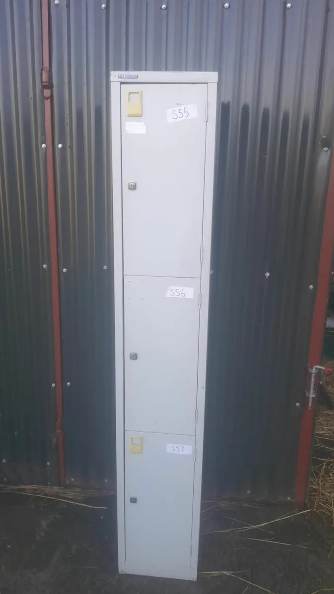 3-Door Metal Storage Locker - Image 2