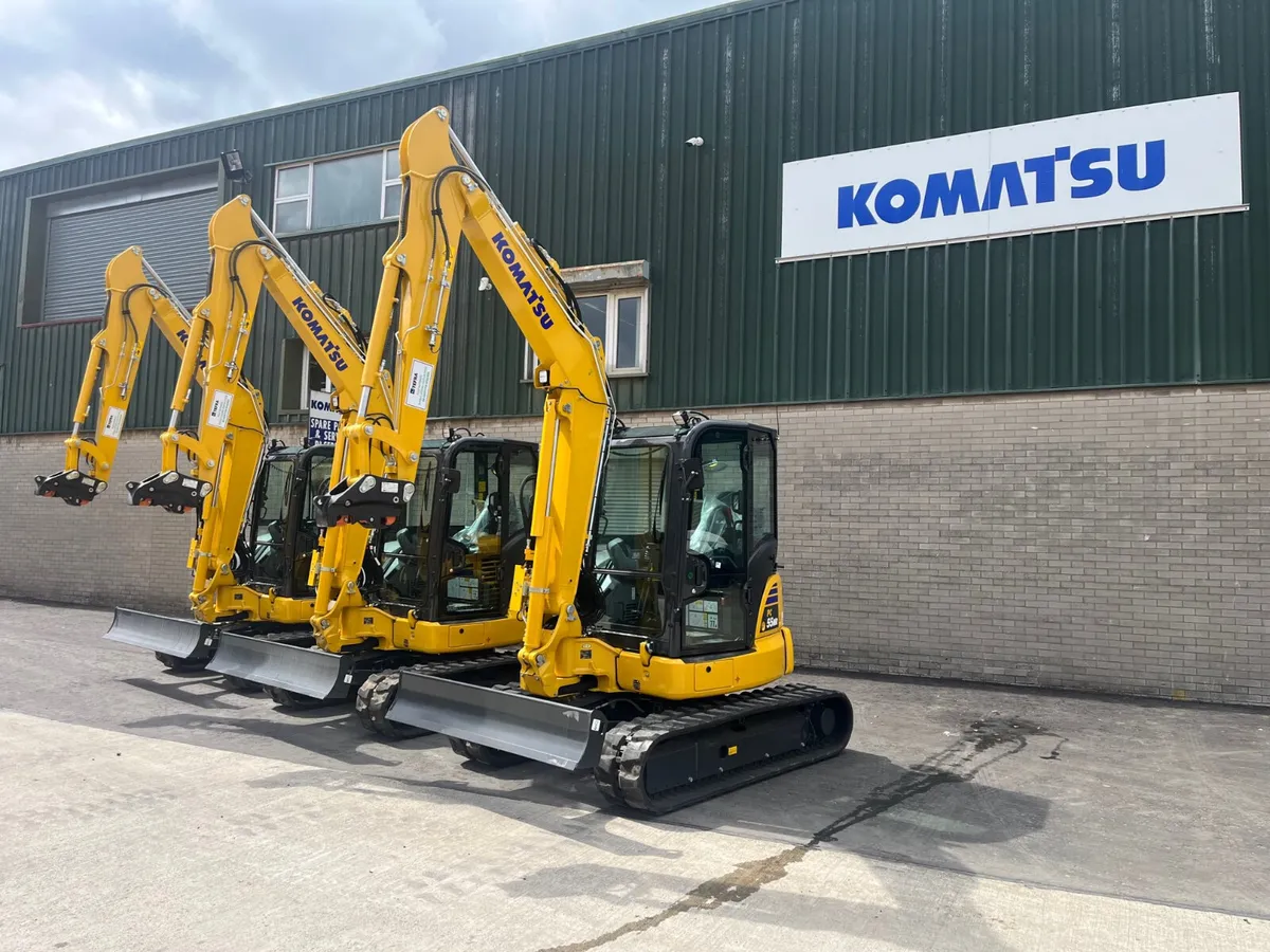New Komatsu PC55MR-5 Mini Excavators - Image 1