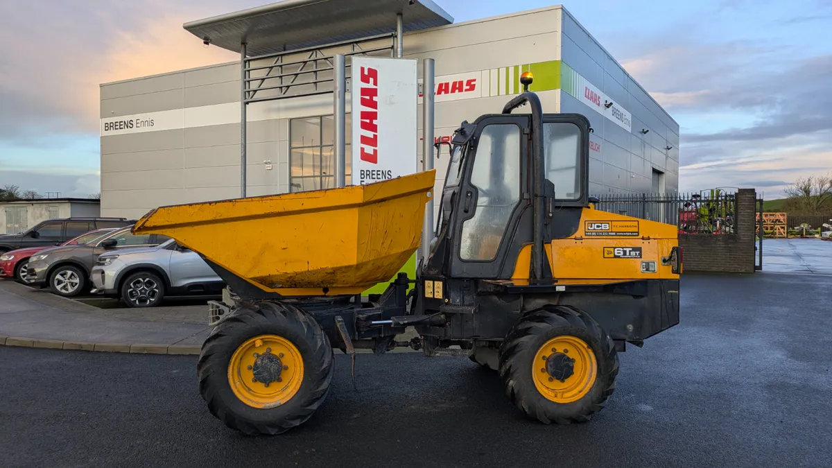 JCB 6 Ton enclosed swivel dumper - Image 1
