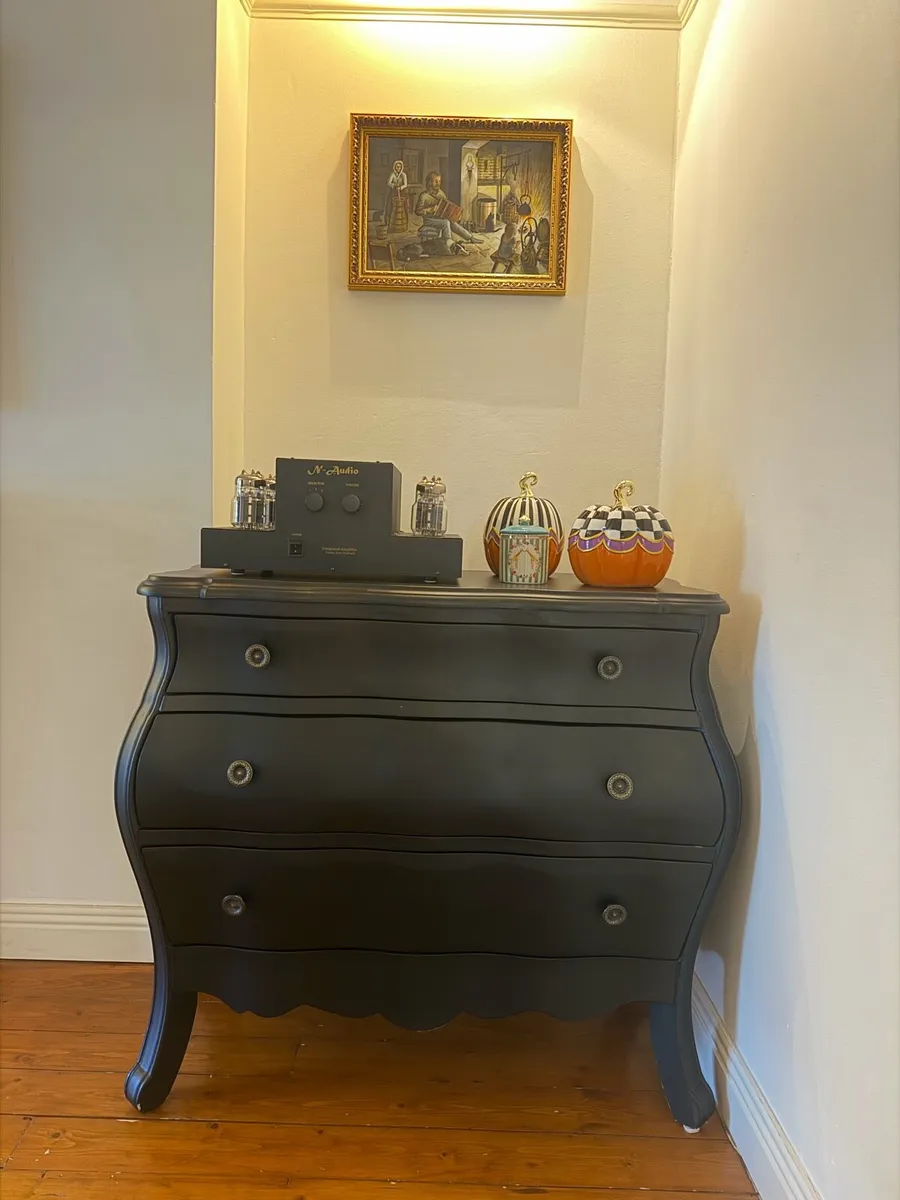 Black Curved Dresser - Image 1