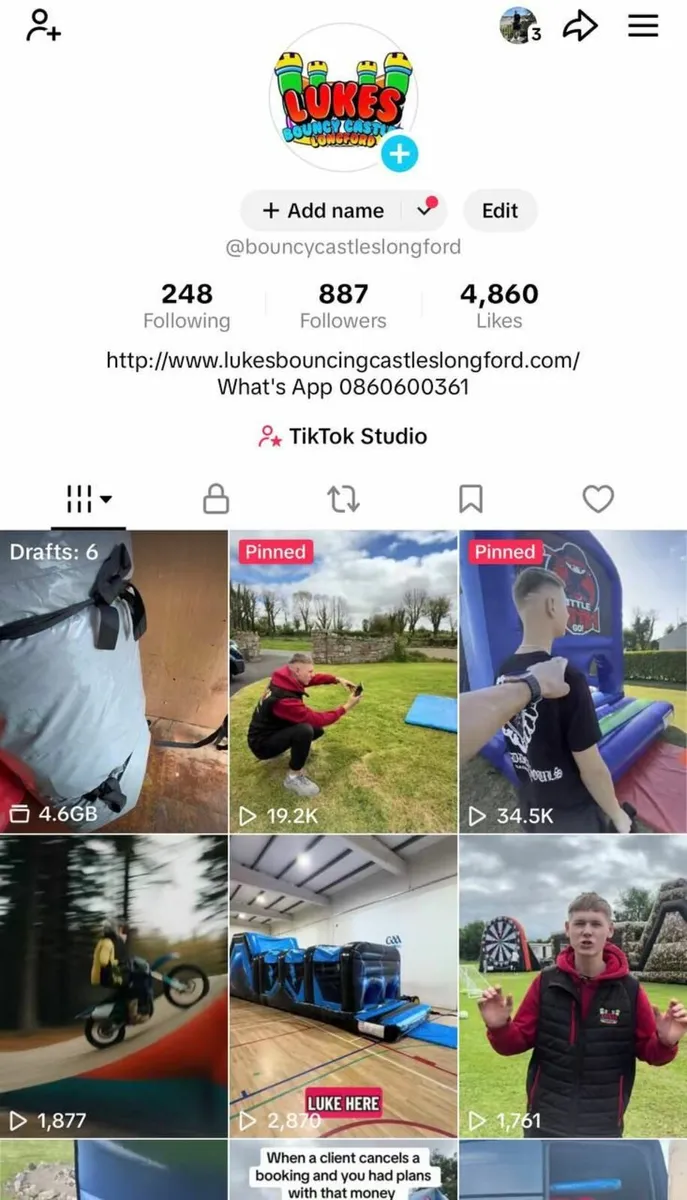 INFLATABLE BUISNESS FOR SALE MIDLANDS - Image 2