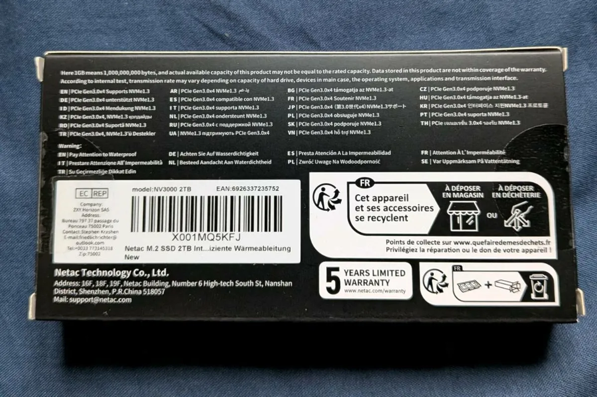 Netac Nv3000 2TB Gen 3 ssd - Image 3