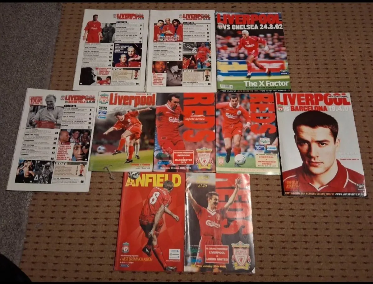 Liverpool FC programmes