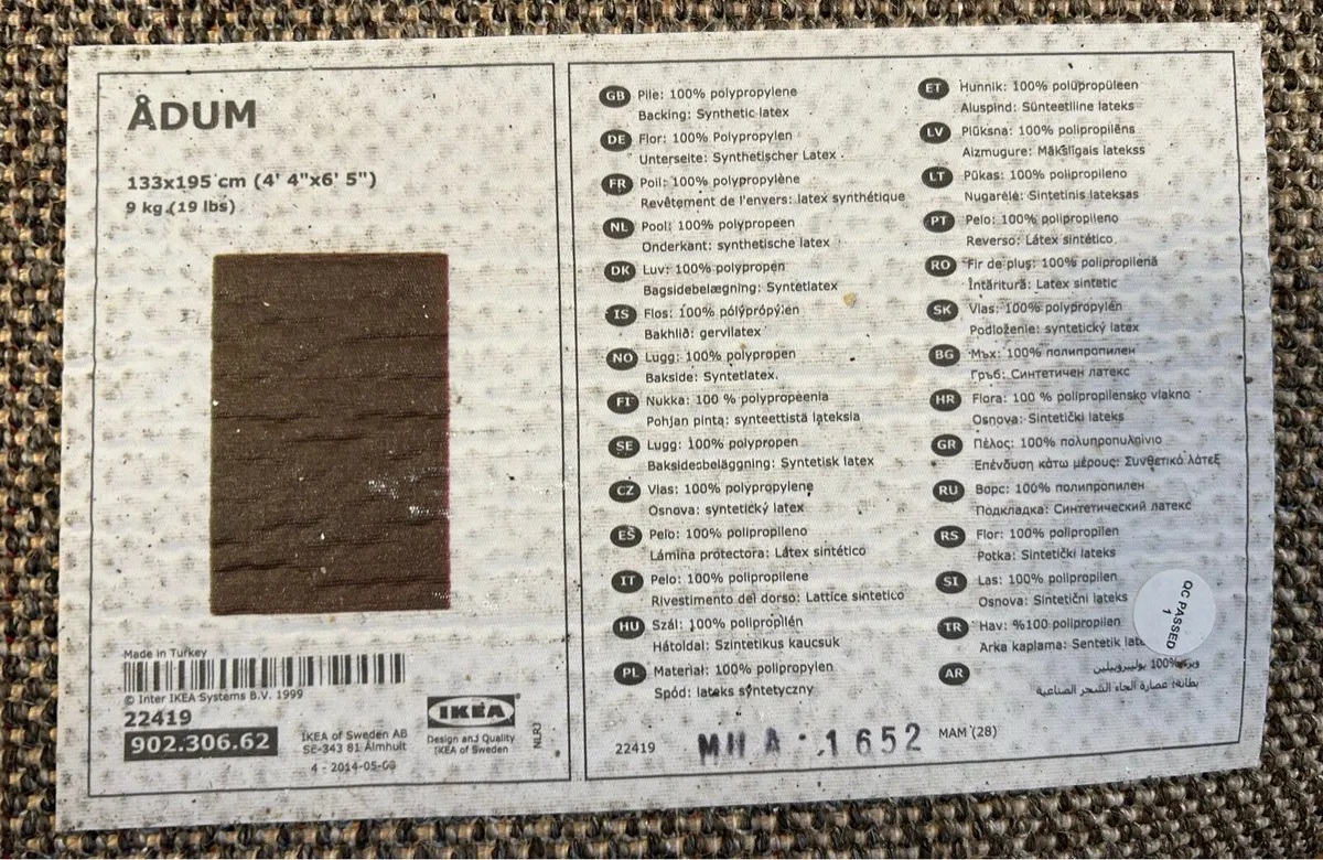 Rug - IKEA Adum - good condition - Image 2