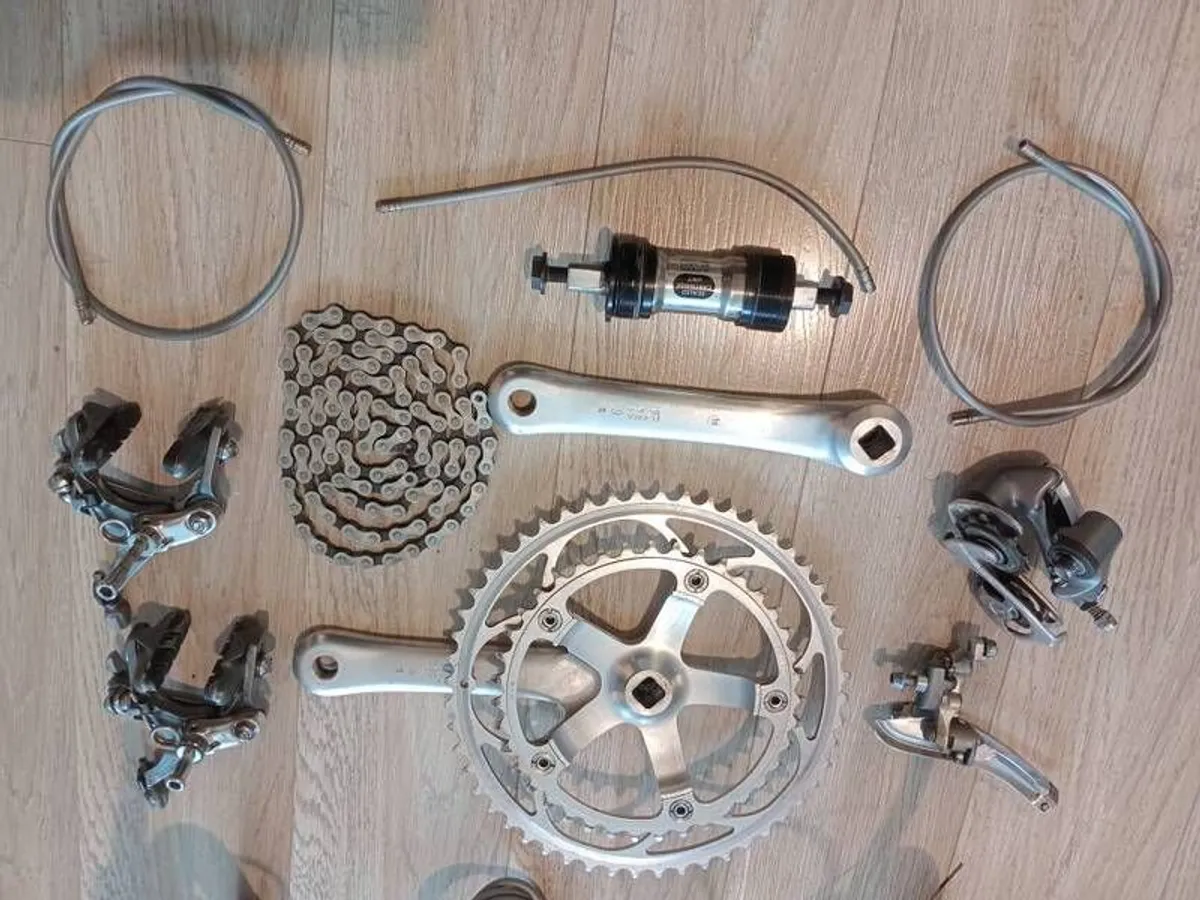 Two Shimano 600 8 sp Groupsets & Wheelsets - Image 3