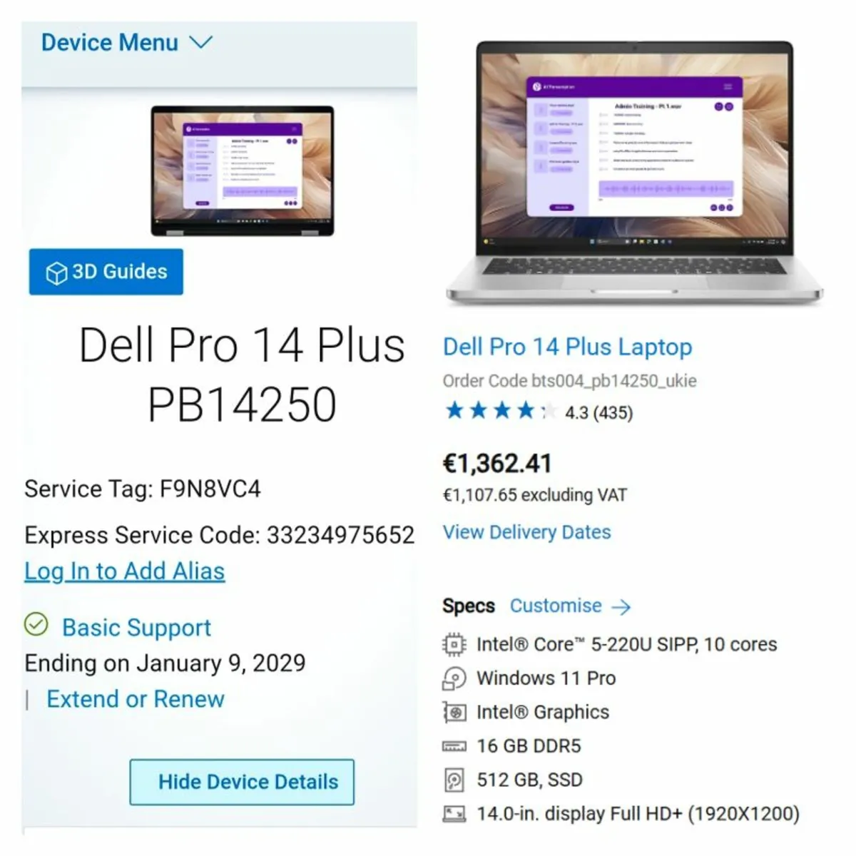 Dell Pro 14 Plus, brand NEW laptop - Image 2