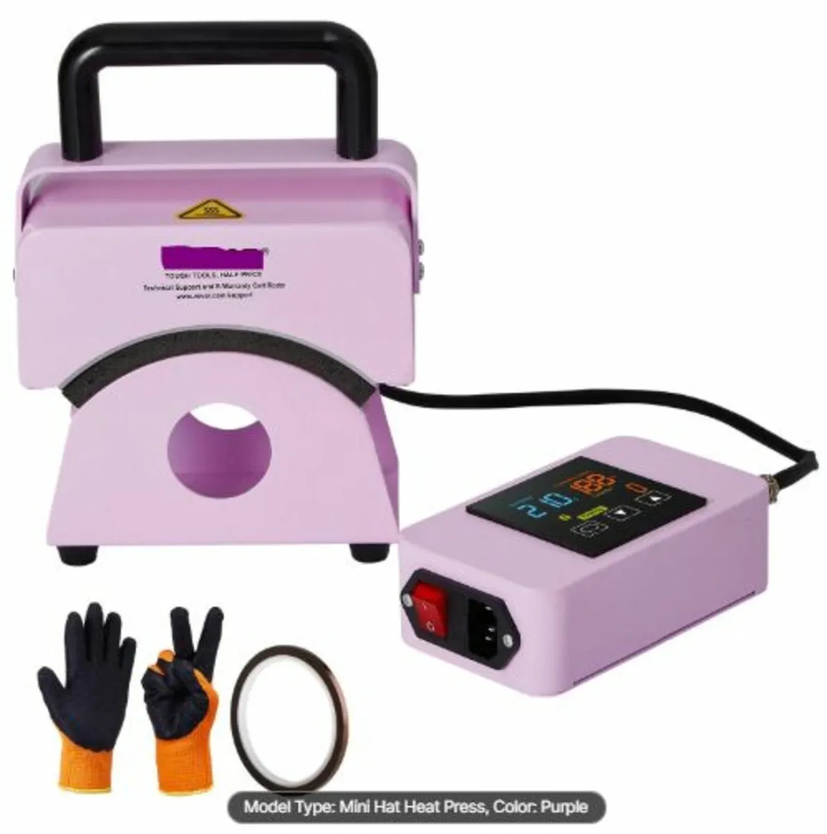 Hat Press Machine, Mini Hat Heat Press for Caps - Image 1