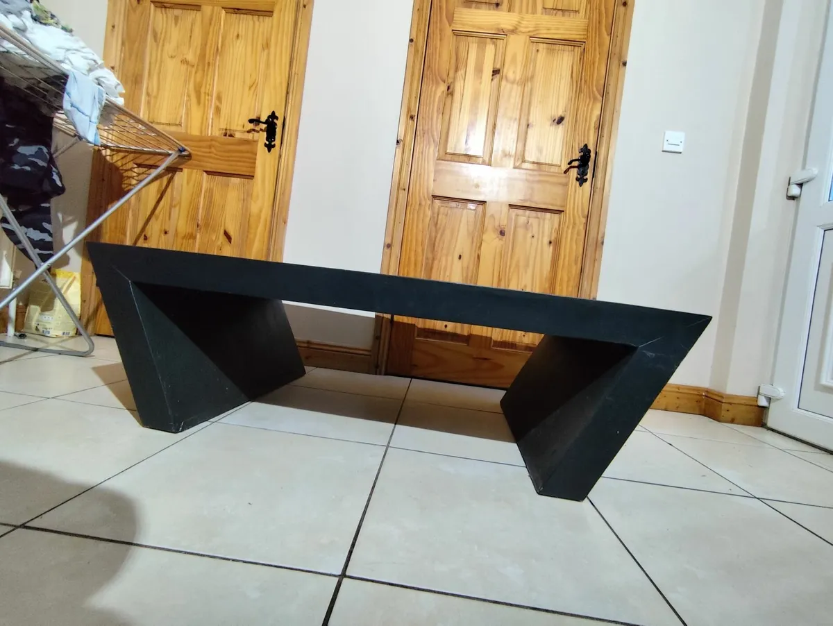 Handpainted Low Coffee Table – Deep Sea - Image 4