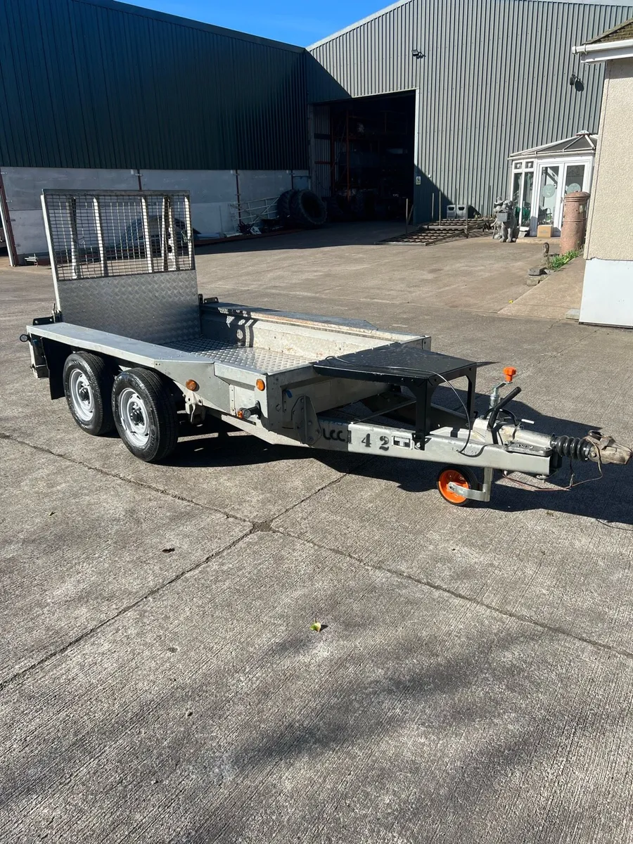 Ifor Williams 8x4 plant trailer - Image 1
