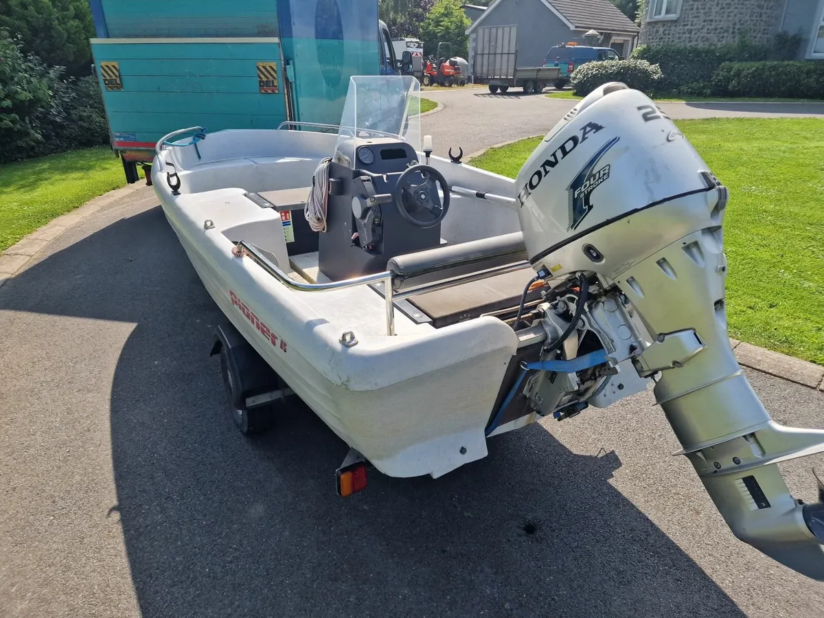 Pioner Boat 15 with Honda 25hp 4 stroke & trailer - Image 2