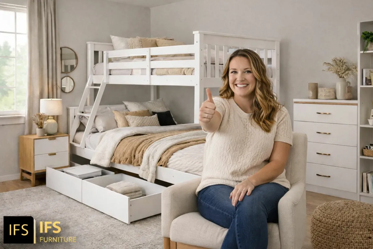 Triple bunk bed Double bunk bed - Image 1