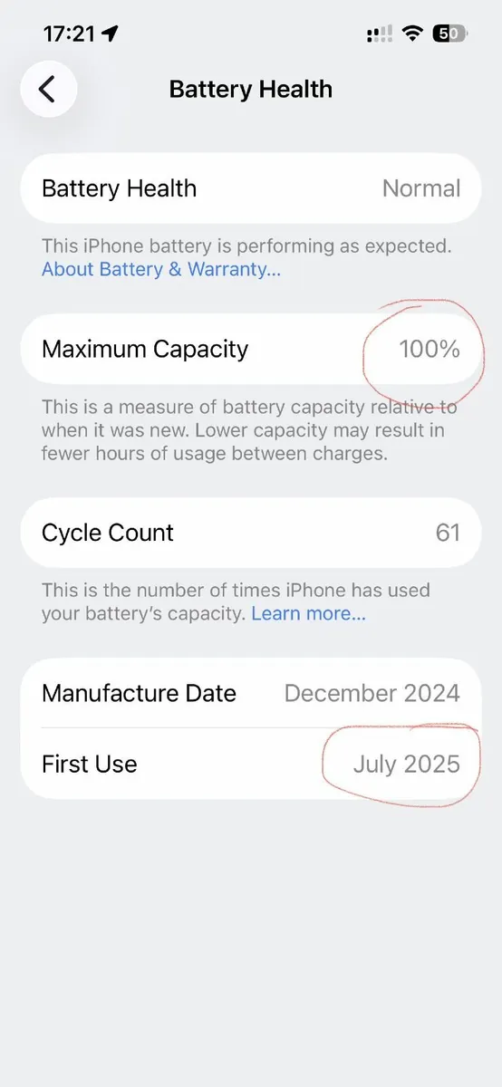 iPhone 16e - 128Gb - White - As New Condition - Image 3