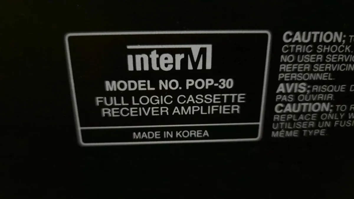 Cassette receiver amplifier [vintage] - Image 1