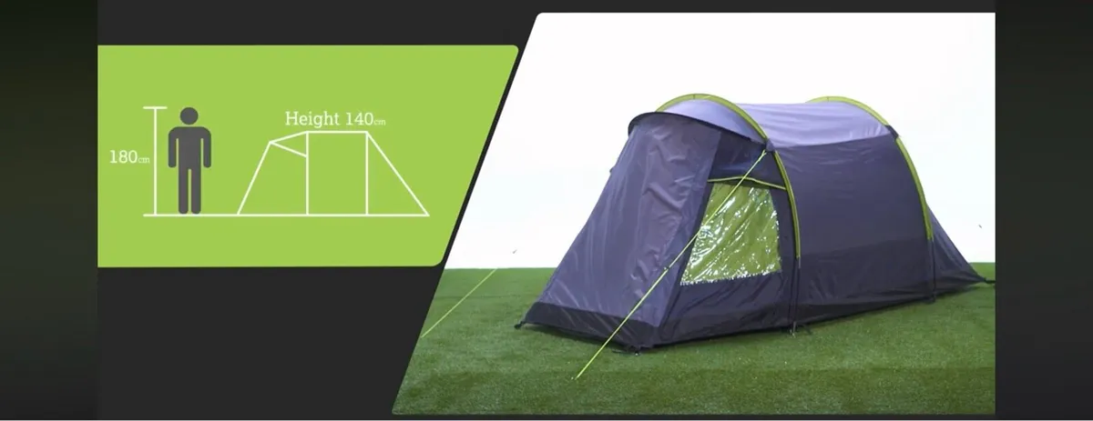 Urban escape 2 man tent with porch