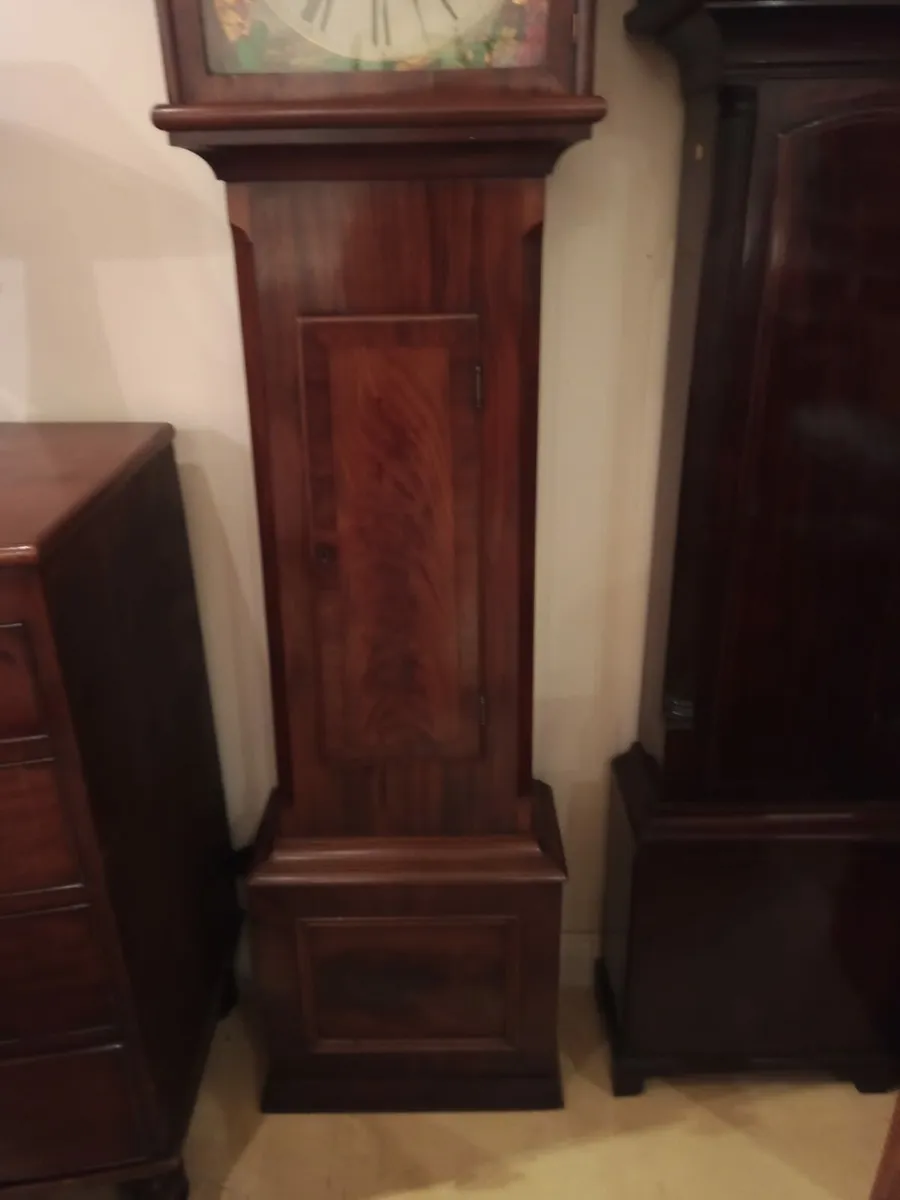 19th century grandfather clock - Image 3