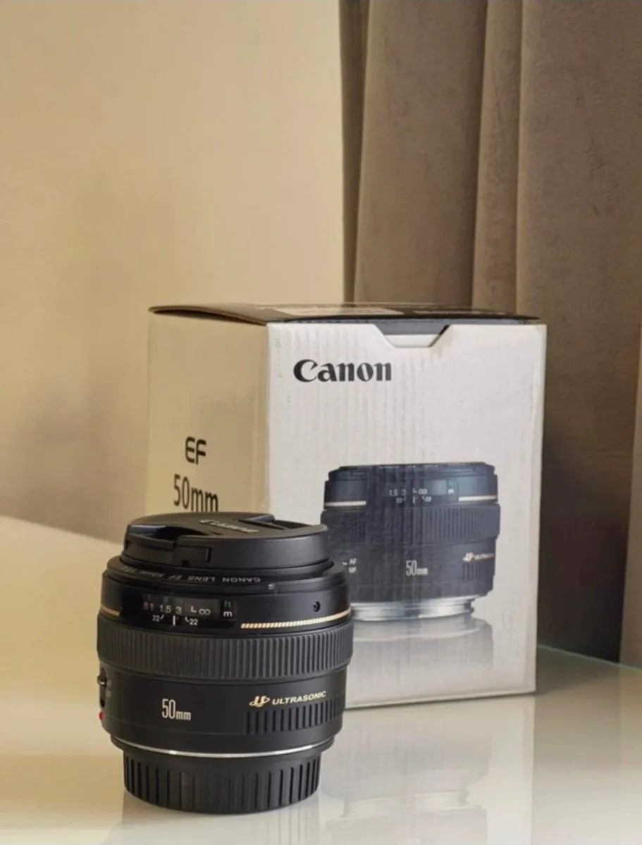Canon EF 50mm F/1.4 USM Lens - Image 1