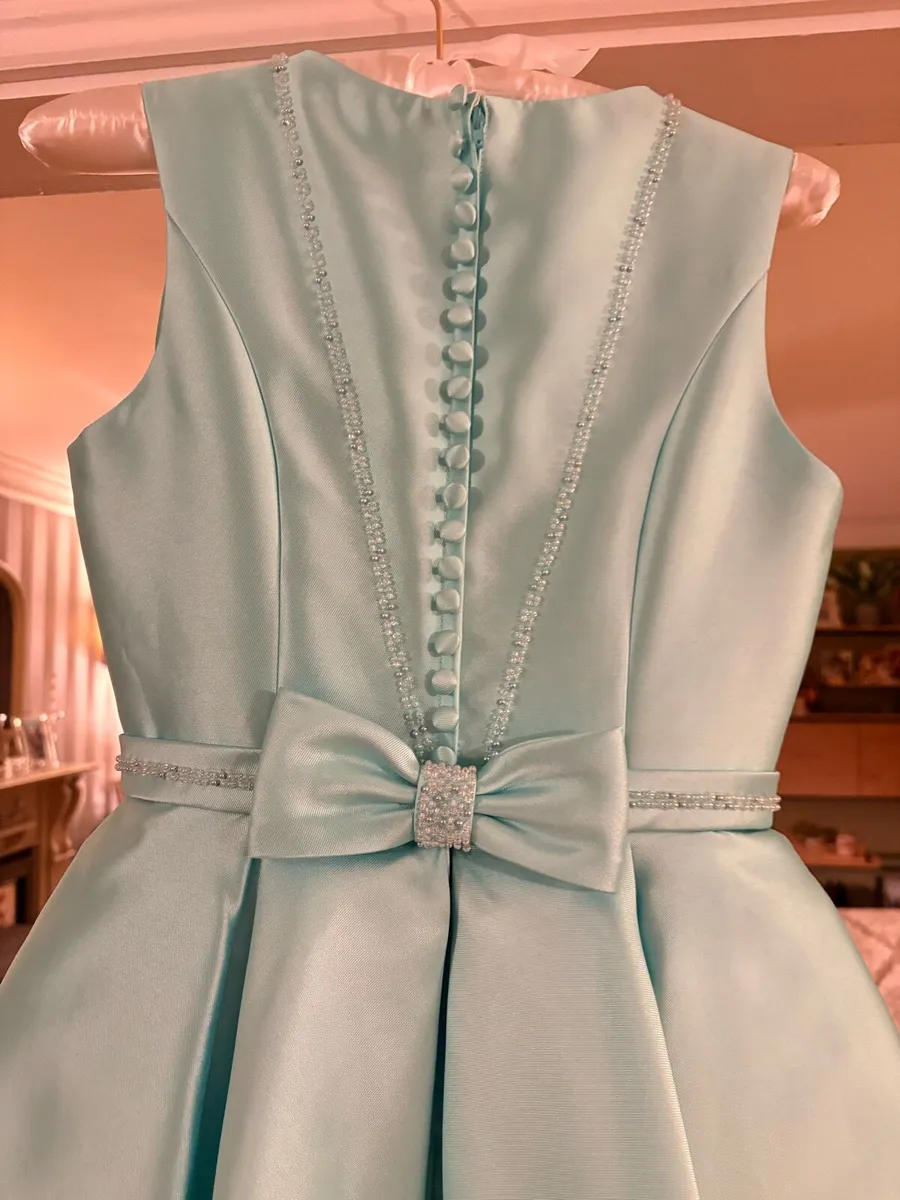 Stunning Mint Confirmation dress age 12 - Image 1