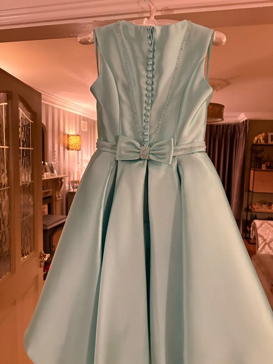 Stunning Mint Confirmation dress age 12 - Image 4