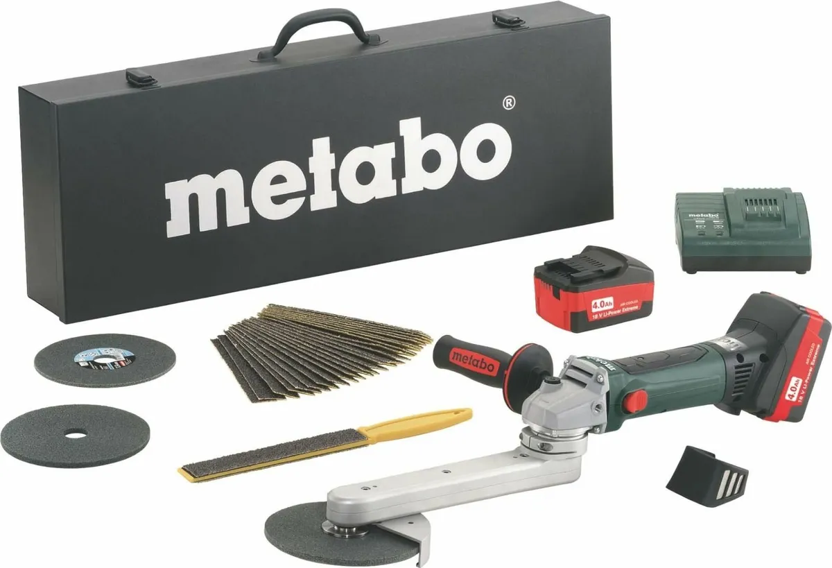 Metabo Cordless 18V Fillet Weld Grinder Kit - Image 1