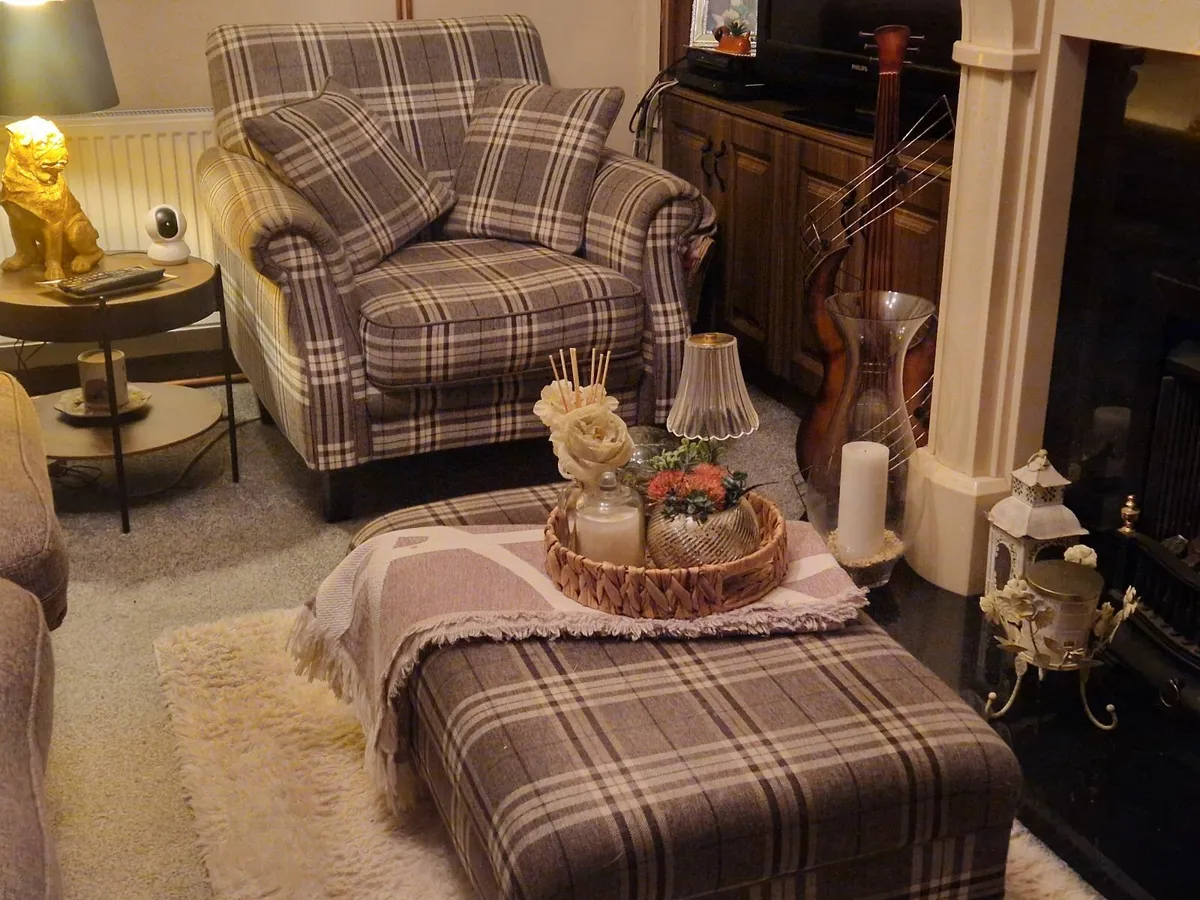 Sofa , armchair and ottoman - Image 4