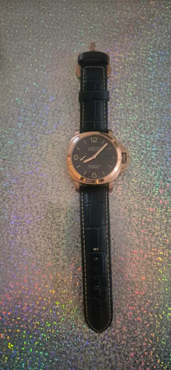 Rare limited edition panerai watch rose gold navy - Image 2