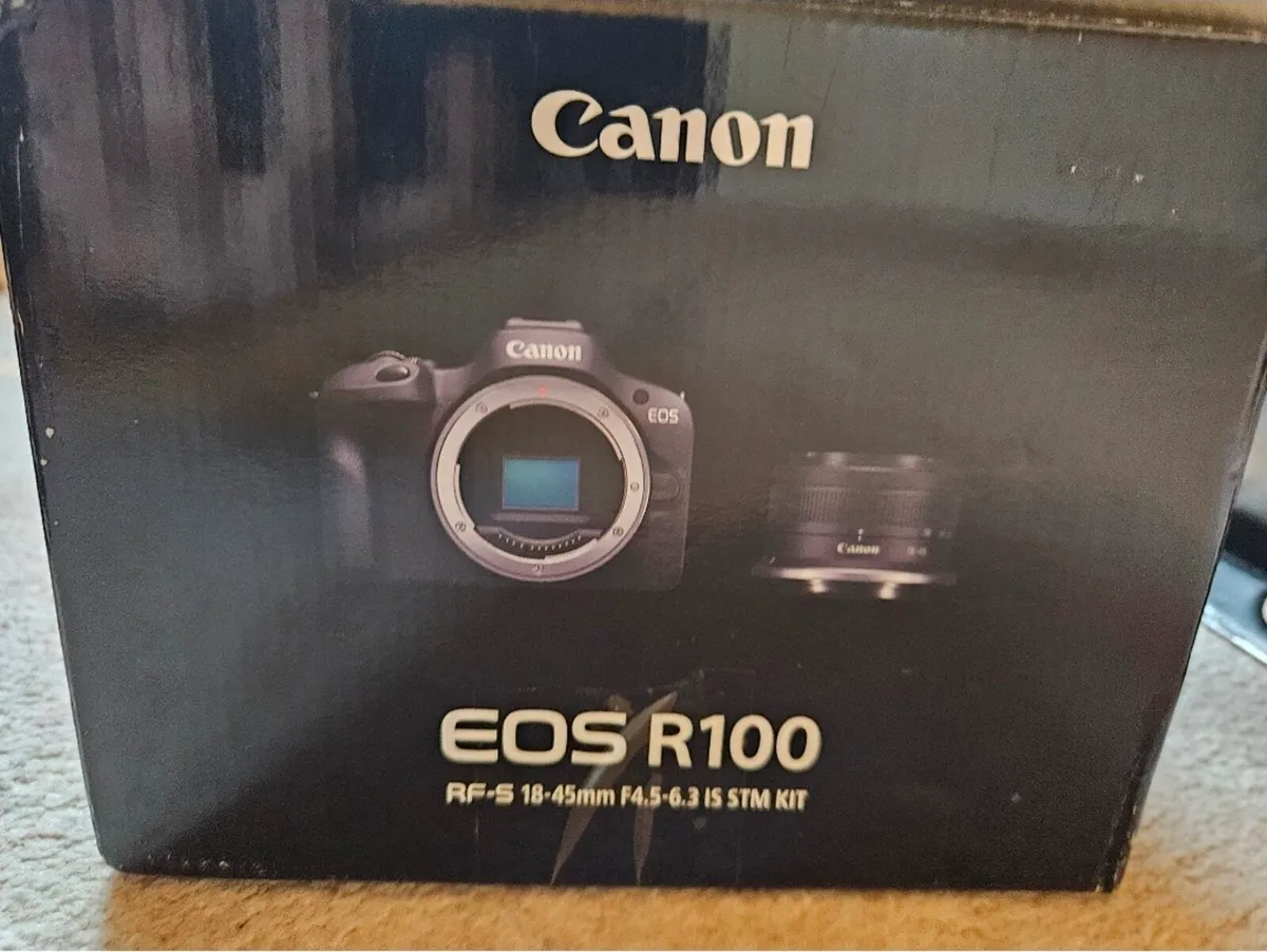 Canon EOS R100 + lens RF-S 18-45 Stm Mirrorless Ca - Image 1