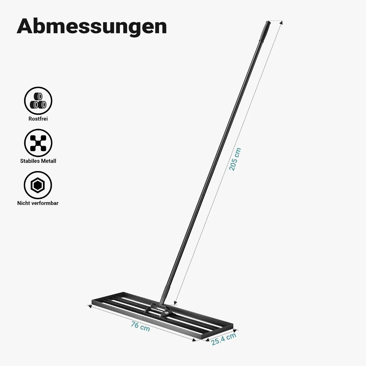 Lawn Leveling Rake 76 x 25.4 cm Free Delivery - Image 3