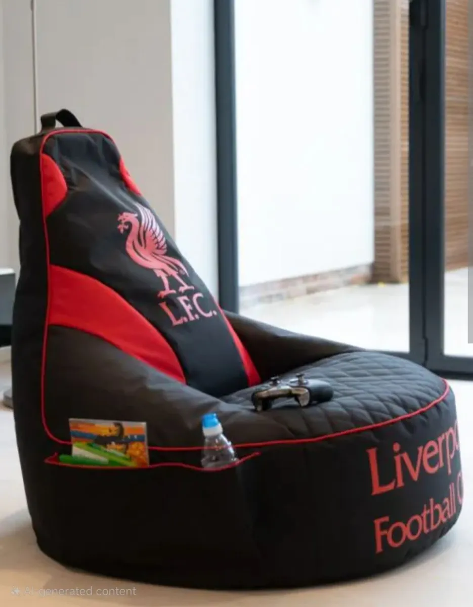 Liverpool Beanbag - Never Used  (€130 new) - Image 2