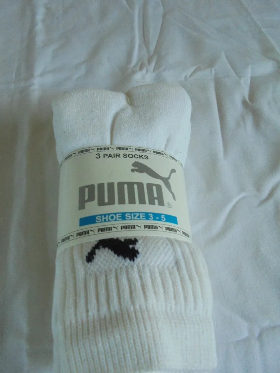 3 Pkt. Puma Sport Ankle Socks for Sale - Image 1