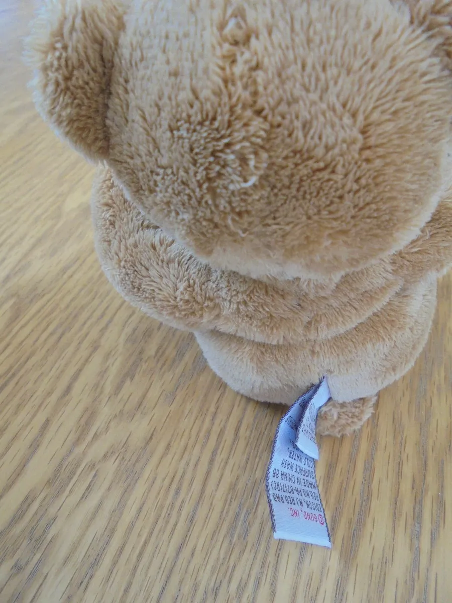 Cuddly "Gant" Brown Bear with Gold Star Winning - Image 2