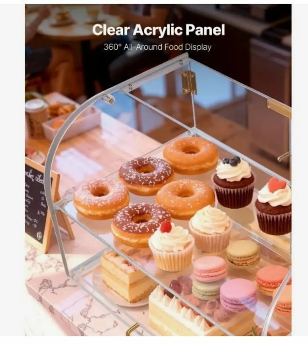 Bakery Display Case, 2-Tier Commercial - Image 3