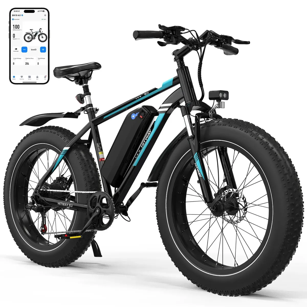 Hitway Bk 15 4.0 fat tire E-bike - Image 1