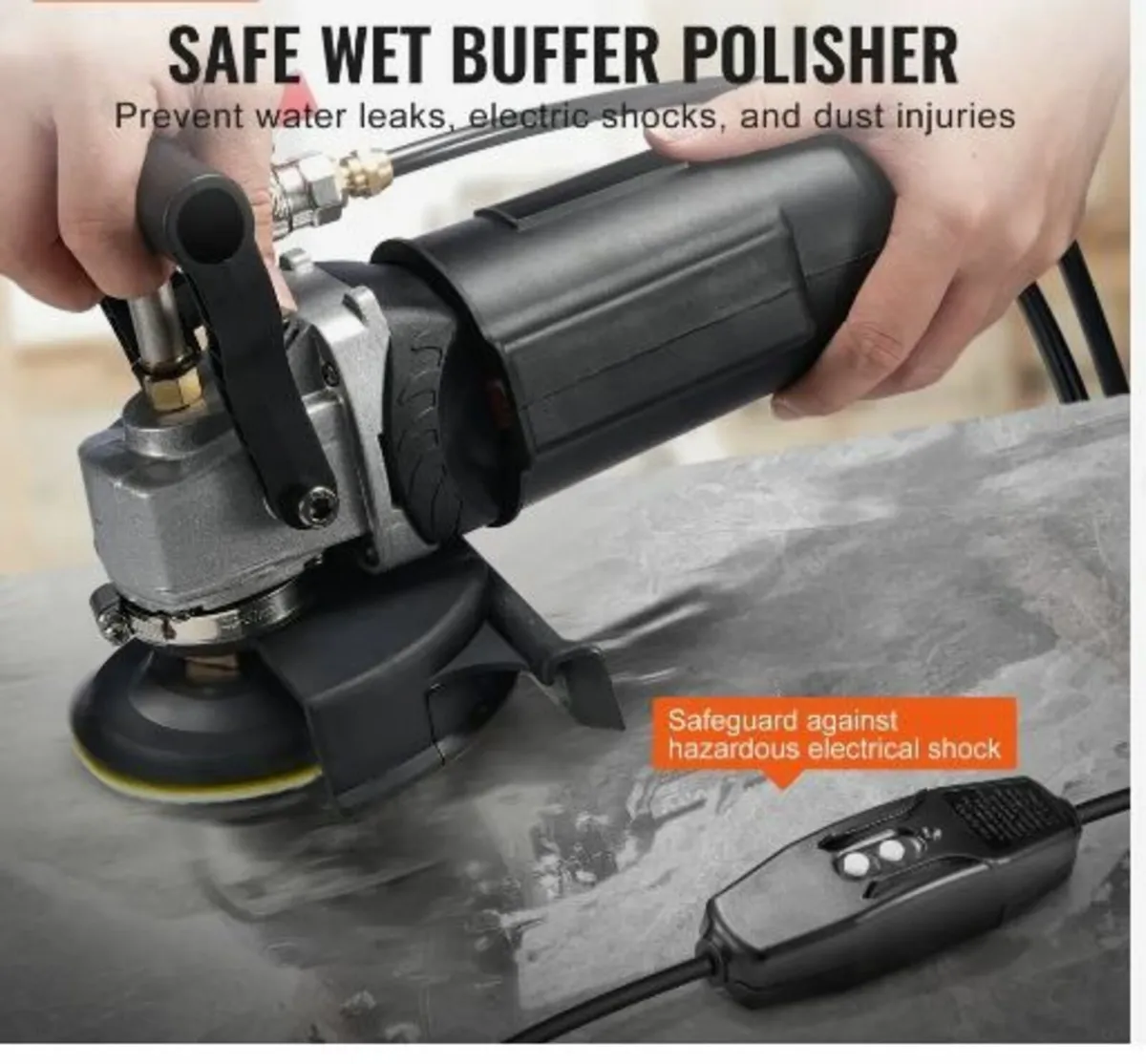Wet Polisher 800W, 4" Concrete Grinder - Image 2