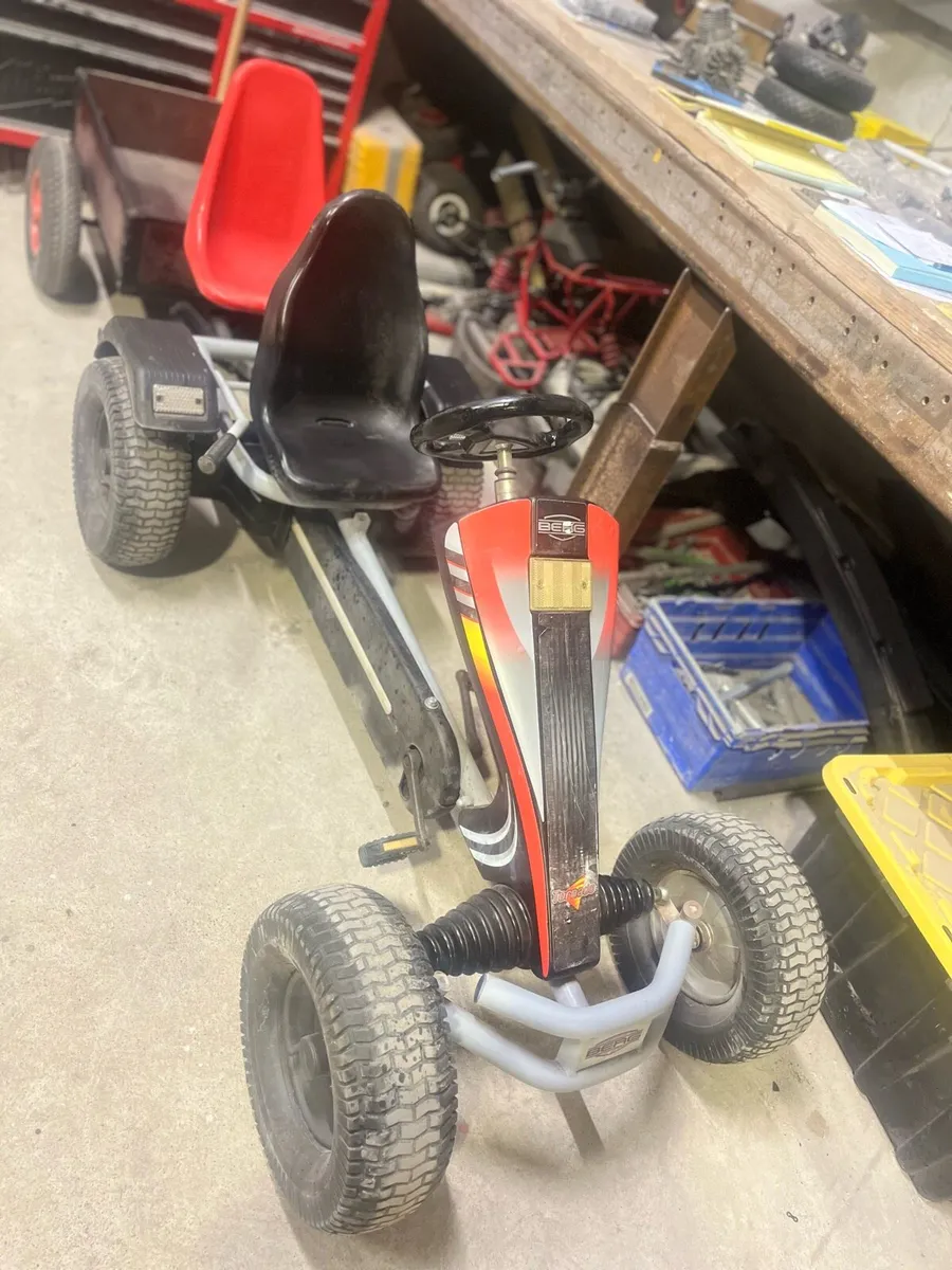 Berg Go Kart & tipper trailer - Image 1